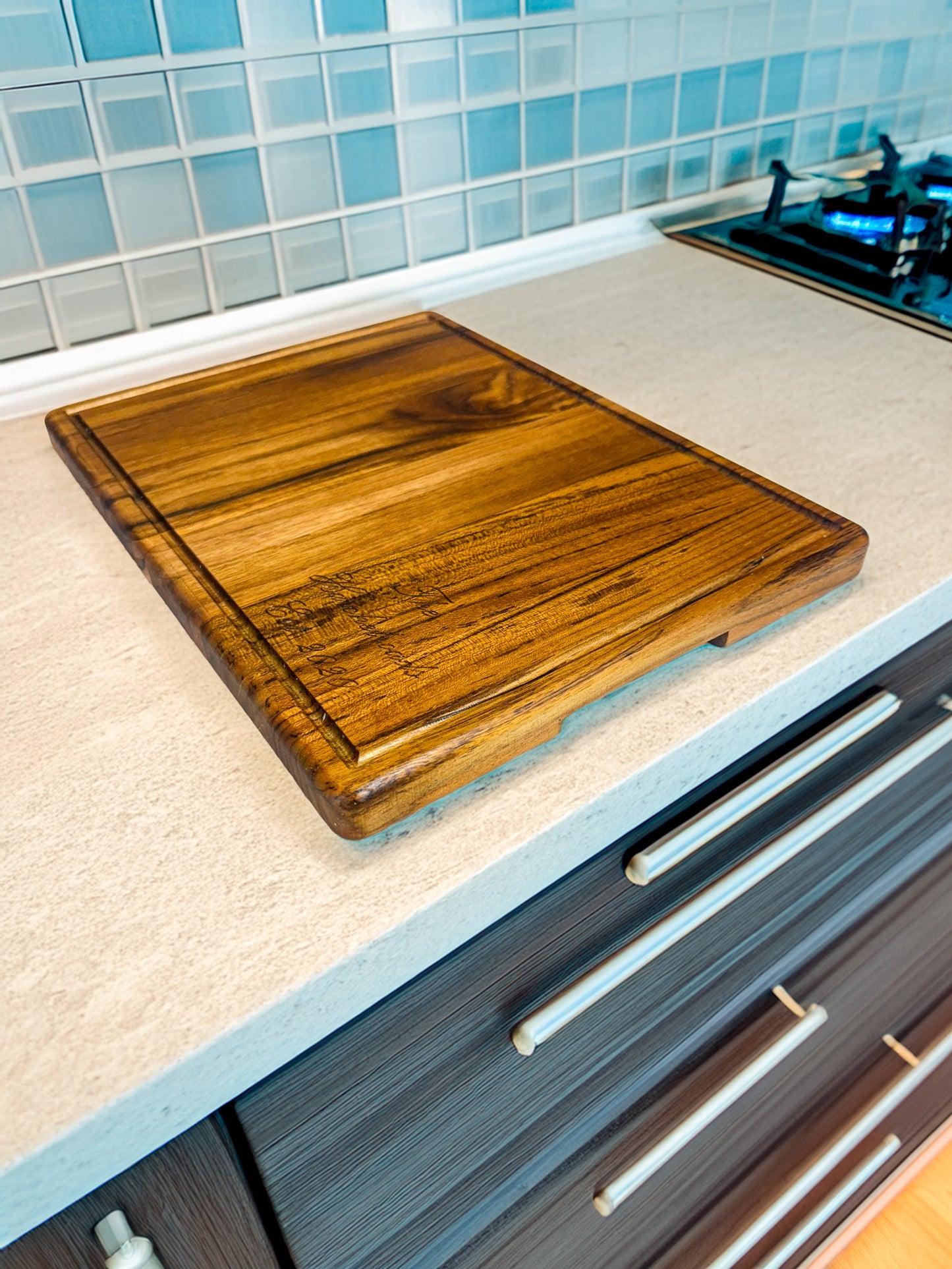 Personalized Engraved Teak Cutting Board